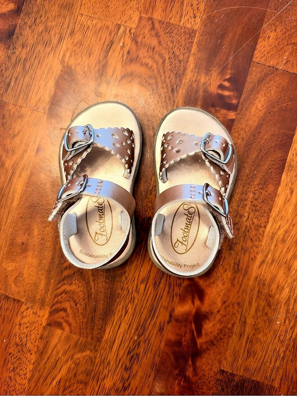 Footmates Baby Sandals US 3 Gold